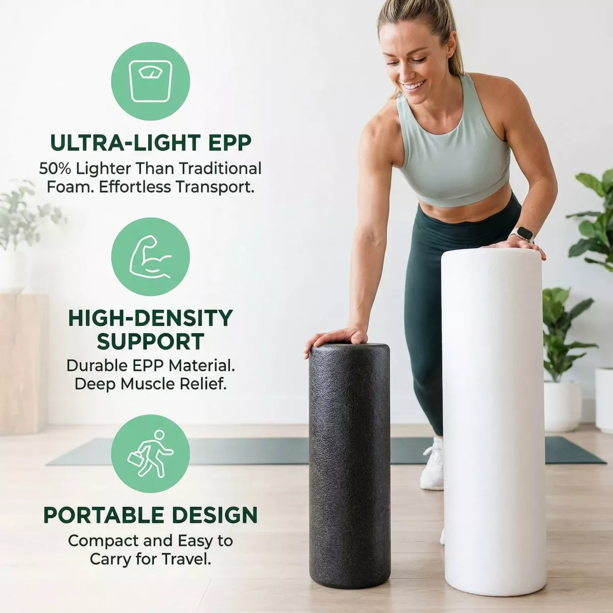 Soild Color EPP Yoga Roller