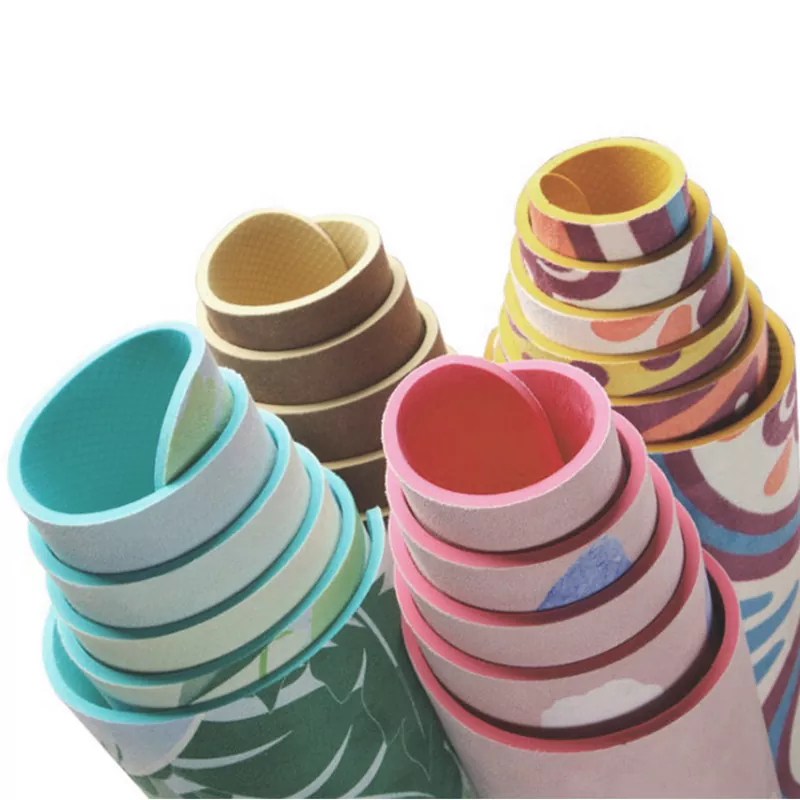 Tapis de yoga TPE en daim